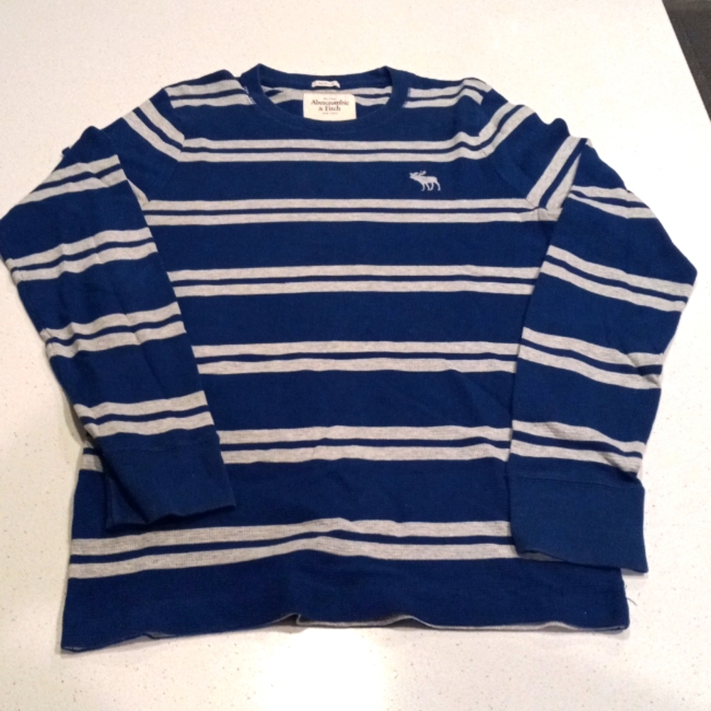 Abercrombie & Fitch Mens Long Sleeve Thermal Pullover (Size: L)